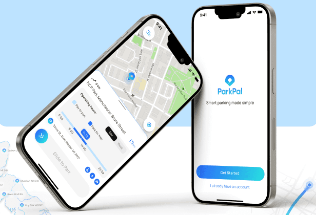 ParkPal Project Preview featuring mobile parking app
